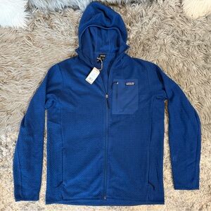 NWT Patagonia Men’s Size Large-  R1 Air Fleece Full-Zip Hoody